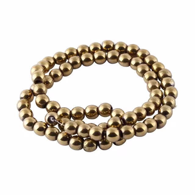 سنگ حدید طلایی سایز 8 تعداد 52 عددی