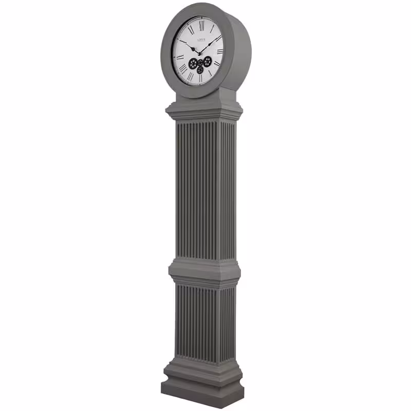 ساعت کنارسالنی چرخ دنده ای چوبی لوتوس کد محصول: GC-XL-227-CAVALLIWH& BR&GRAY