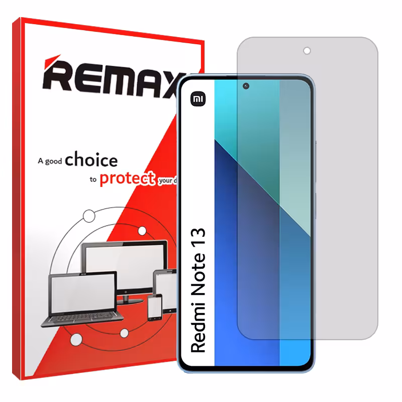 گلس شیائومی Redmi Note 13 4G مدل هیدروژلی شفاف برند ریمکس کد S
