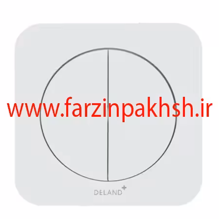 کلید دو پل توکار دلند مدل آدا