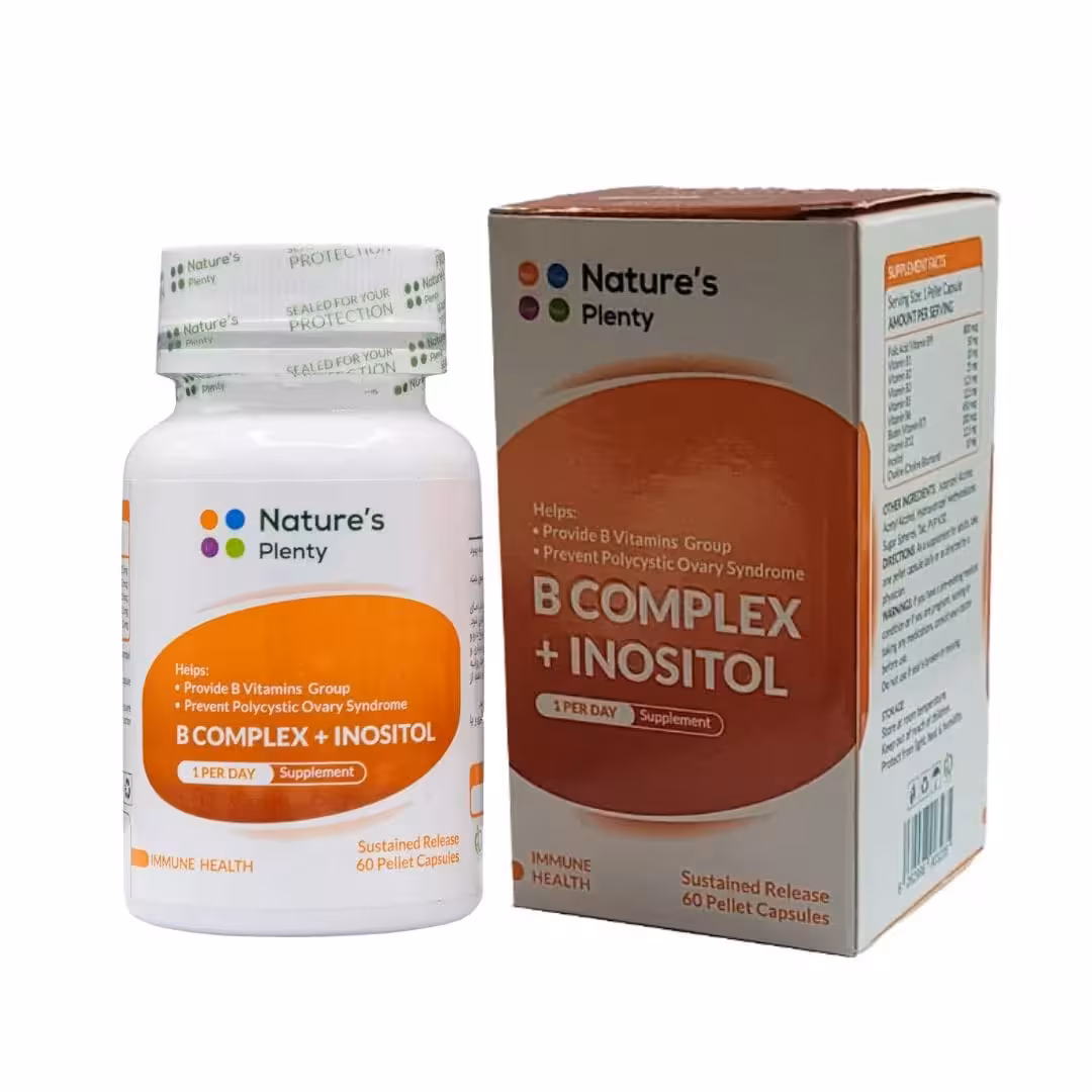 کپسول inositol bcomplex بسته 60 عددی