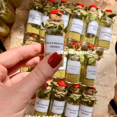 گیفت عروسی مدل گل ویالی