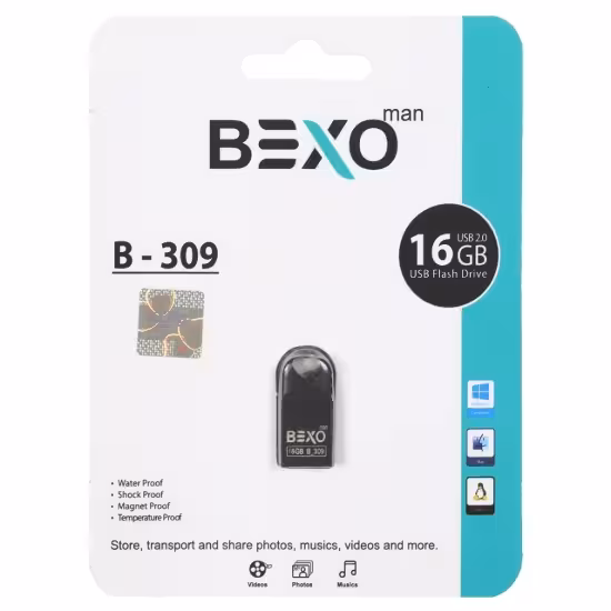 فلش مموری بکسو مدل B-309 USB3.0 ظرفیت 16 گیگابایت