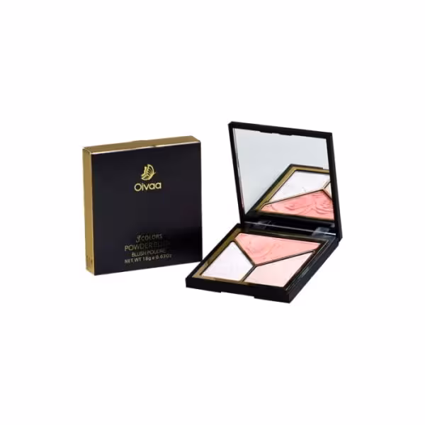 هایلایتر و رژگونه سه رنگ 3 اویوا