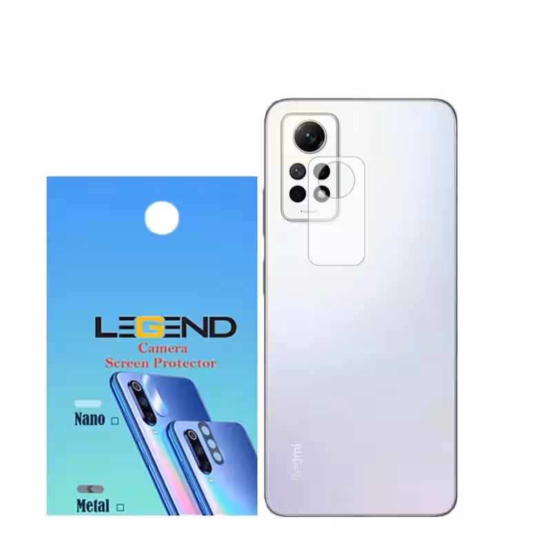 محافظ لنز دوربین لجند مدل نانو گلس مناسب برای موبایل شیائومی Note 12 Pro 4G