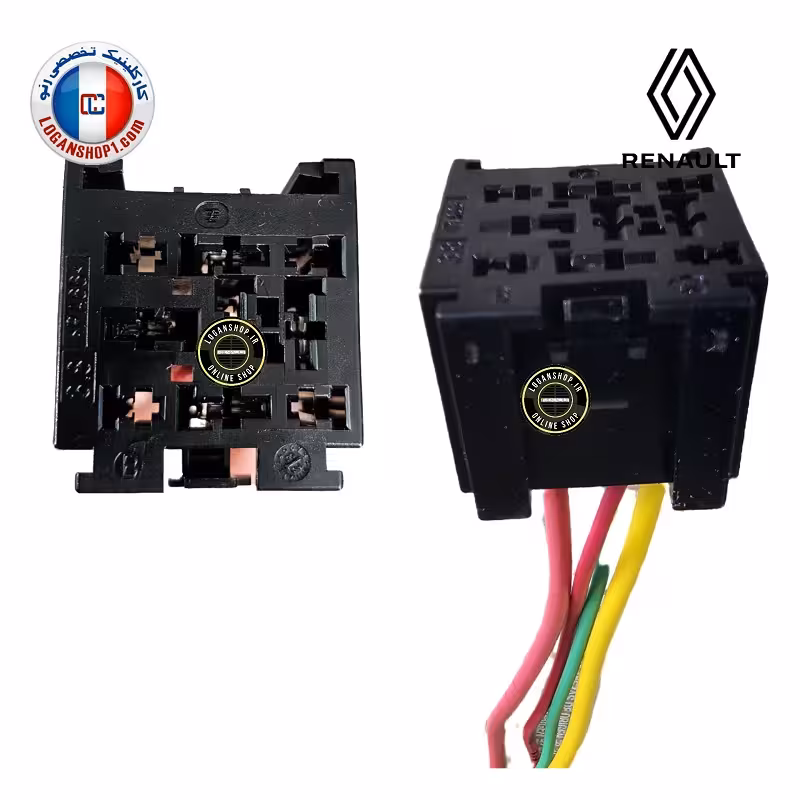 سوکت رله فن رنو تندر90 ساندرو اصلی -پایه رله فن اصلی رنو