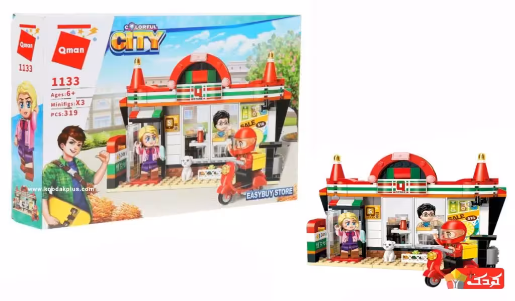 لگو فروشگاه سیتی مدل Qman-1133