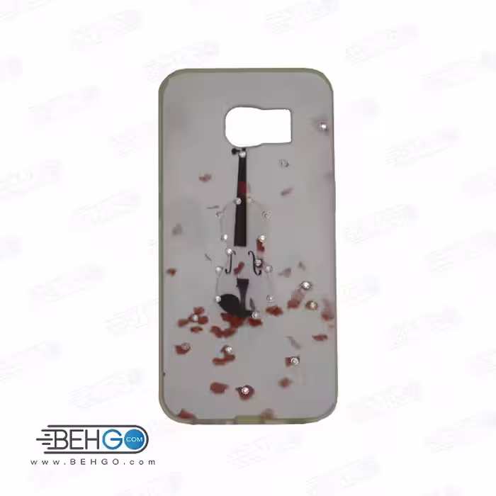 قاب گوشی سامسونگ اس سیکس اج s6 اج طرح دار مدل ویولن Back cover For Samsung galaxy S6 edge