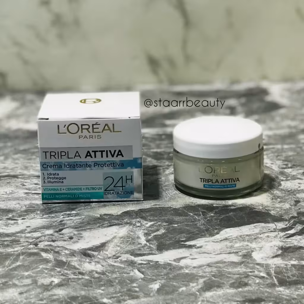 کرم آبرسان  لورال تریپل اکتیو 24 ساعته پوست نرم