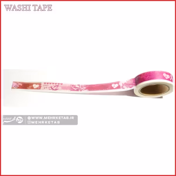 چسب واشی مدل عاشقانه 3 washi tape love model 3