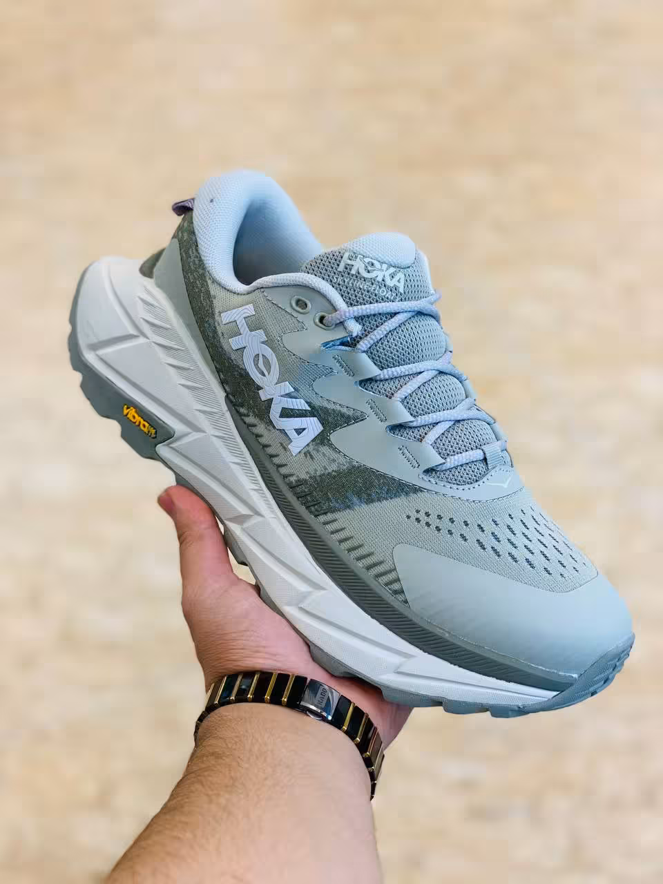 کتونی مردانه  وارداتی ویتنامی هوکا زیر ویبرامHOKA SKYLINEFLOATX vietnam سایز 40 تا 45