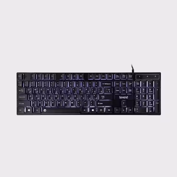 کیبورد بیاند مدل BK-7110 WHITE | کالا مکس