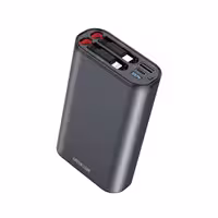 پاوربانک (PD و فست شارژ) Green Lion 22.5W 10000mAh مدل Retractable GNRT10KPBBK - مشکی