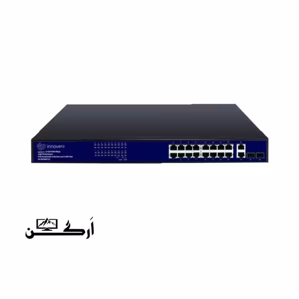 سوئیچ 16 پورت اینوورس مدل IN-10016GP-2C Rackmount
