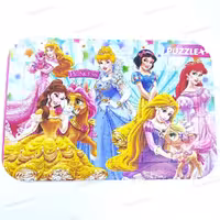 پازل و تخته وایت برد سایز آ4 طرح پرنسس