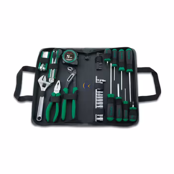 کیف ابزار برزنتی خانگی 43 پارچه مدل GPN-043B تاپ تول Toptul