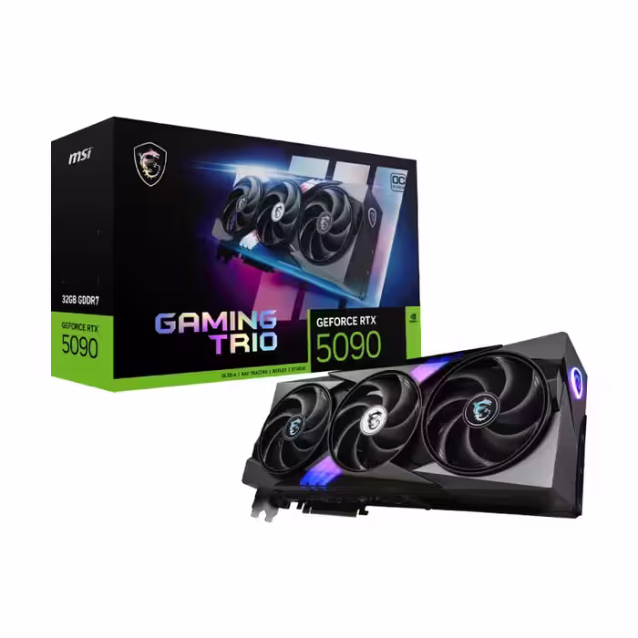 کارت گرافیک ام اس ای GeForce RTX 5090 GAMING TRIO OC 32GB