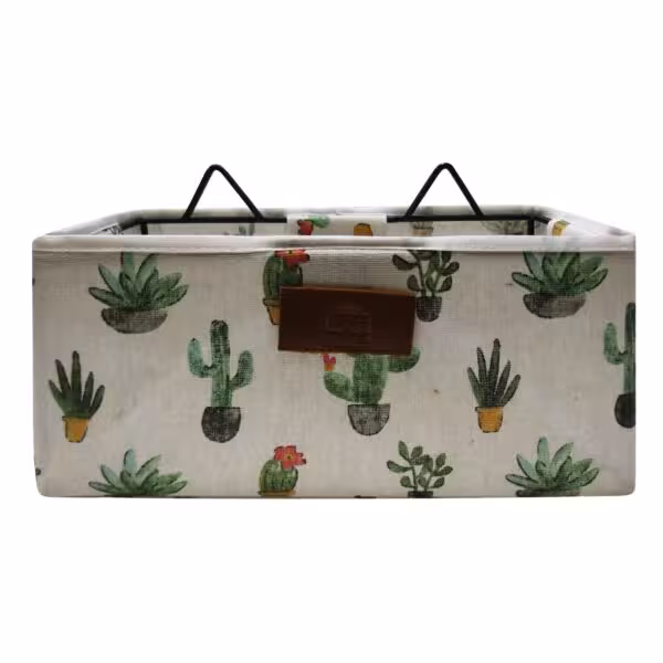 رانگر باکس فلزی آویز مستطیل 13*38 بزرگ طرح کاکتوس