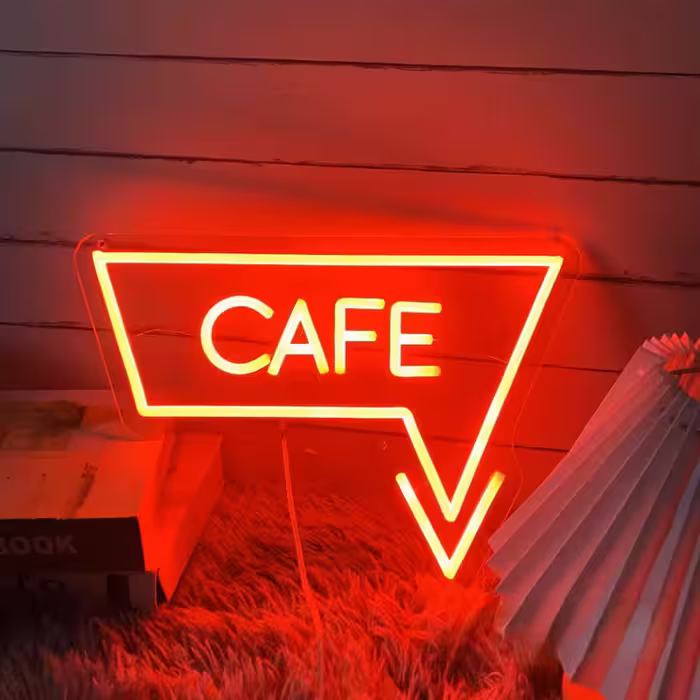 تابلو نئون رستوران و کافه کد CAFE001