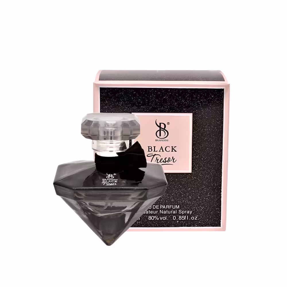 عطر جیبی ادوپرفیوم زنانه ترزر بلک برندینی مدل Brandini Tresor Black Eau De Parfum