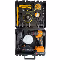 پیچ گوشتی شارژی 168 ولت سه نظام فلزی جاب مدل JB-168 NetliX مجموعه 40 عددی