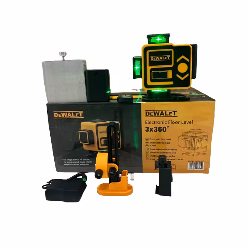 تراز لیزری دیوالت 360 درجه نور سبز