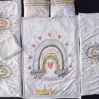 روتختی 7 تیکه مخمل pegasus طرح رنگین کمان