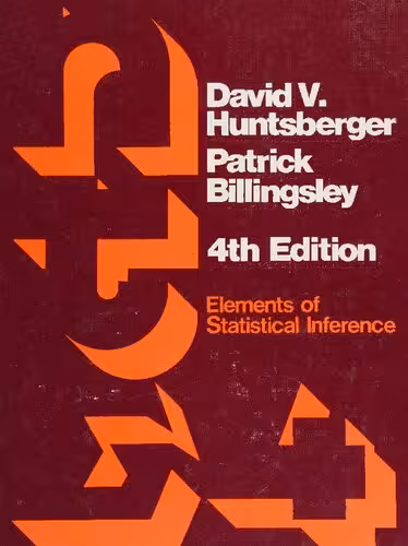 خرید و دانلود نسخه کامل کتاب Elements of Statistical Inference