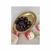 شیرینی خوری برنجی بیضی سافلون 4063