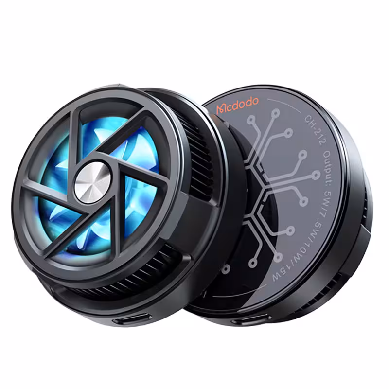 شارژر وایرلس و فن خنک کننده مگنتی مک دو دو مدل CH-212