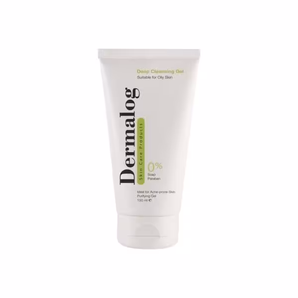 ژل پاک کننده عمیق صورت درمالوگ پوست چرب- Dermalog Facial Deep Cleansing Gel For Oily Skin 150ml