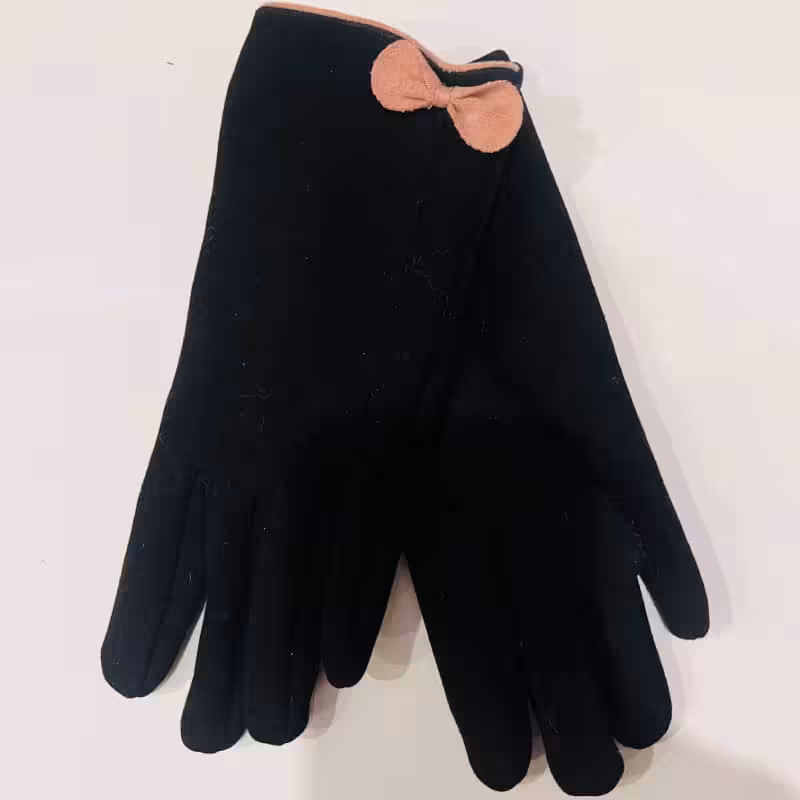 دستکش زنانه مدل پاپیون دار