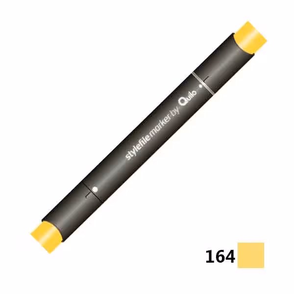 ماژیک راندو دوسر کوییلو کد 164 مدل Stylefile (رنگ lemon yellow)