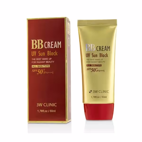 بی بی کرم ضد آفتاب SPF50  PA    دبلیو کلینیک 3W Clinic