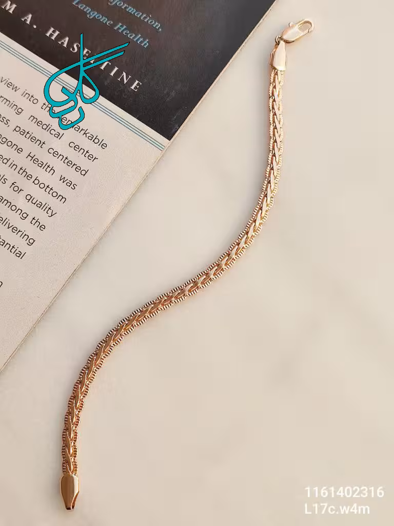 خرید دستبند زنانه مارک ژوپینگ طول 17 سانتی متر پهنای 4 میلیمتر کیفیت عالی رنگ ثابت کد 1216929 - ردگل