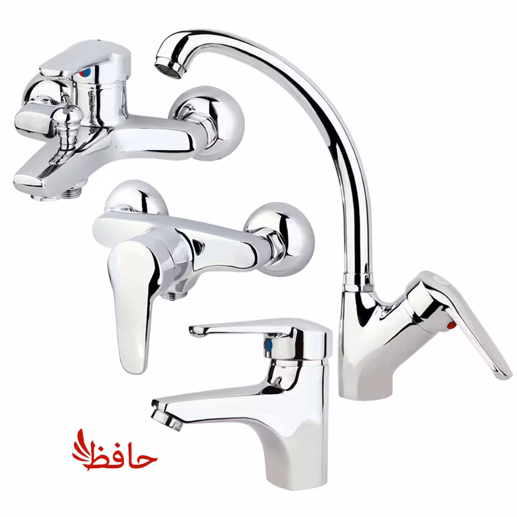 ست شیرالات راسان مدل پارمیس کروم