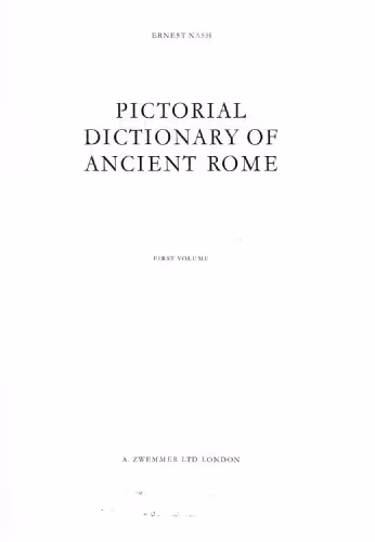 خرید و دانلود نسخه کامل کتاب Pictorial dictionary of Ancient Rome,