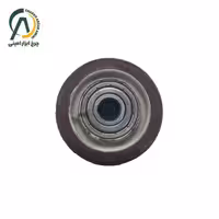 چرخ تک پلی آمید زرشکی قطر 75 میلی متر