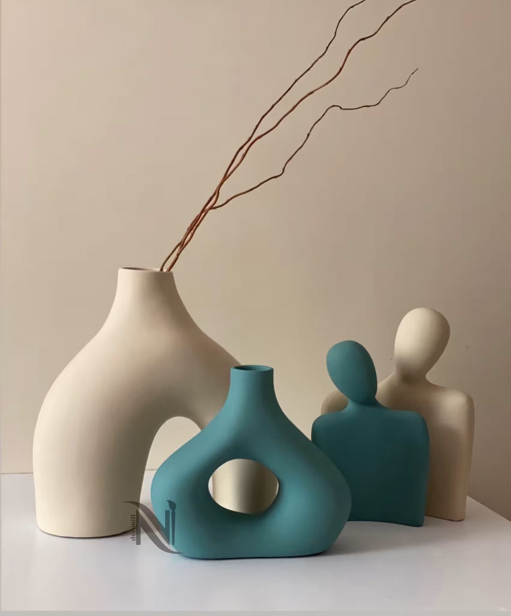 ست دکوری و گلدان کدکالا 794