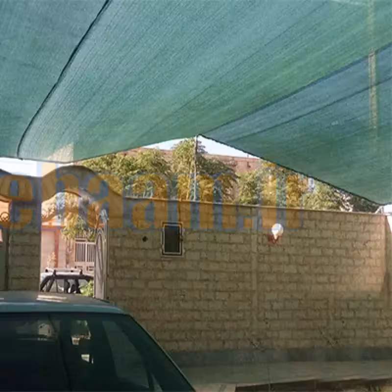 شید سایبان 80درصد 4در3 با دوخت و حلقه ی نصب رایگان