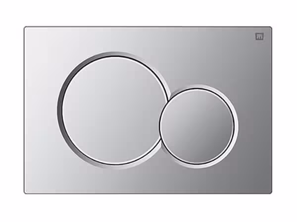 کلید فلاش تانک ایران توئین نقره ای رنگکاری کد 32