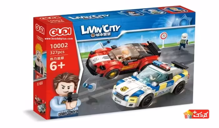 لگو ماشین دزد و پلیس مدل GUDI-10002