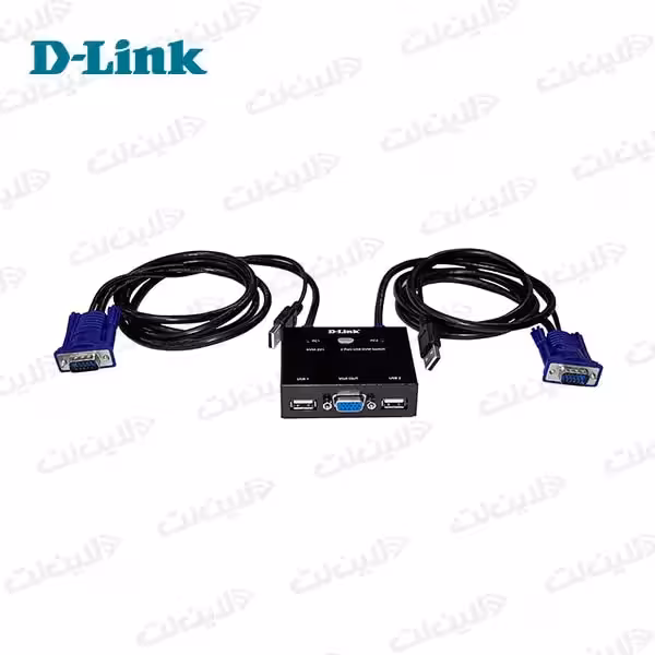 سوییچ 2 پورت KVM دی لینک مدل D-Link KVM-221