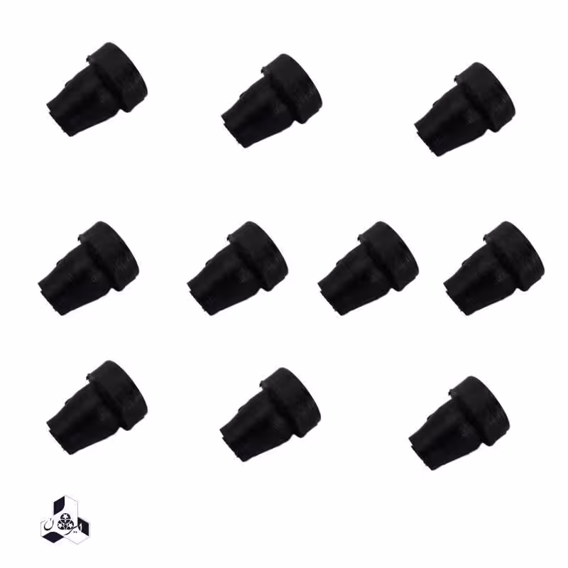 درپوش پلاستیک 1.3 سانتیمتر توخور بسته 50 عددی کیفیت عالی مناسب لوله و صندلی مدارس