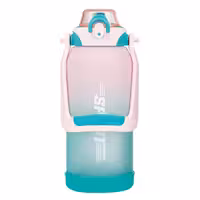 قمقمه صورتی پینکا نی دار 2000 میلی لیتر کد PJ780