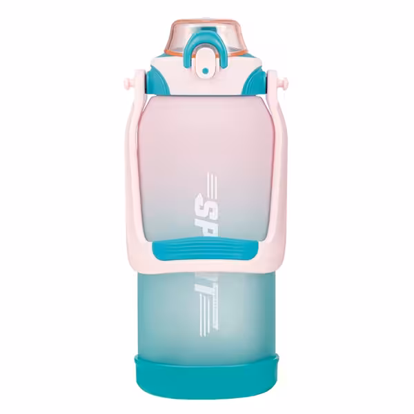 قمقمه صورتی پینکا نی دار 2000 میلی لیتر کد PJ780