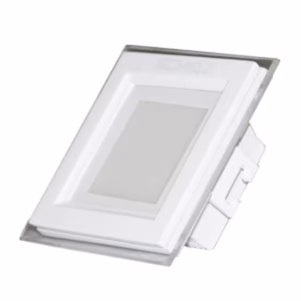 پنل دورشیشه مربع توکار SMD شیله 12 وات