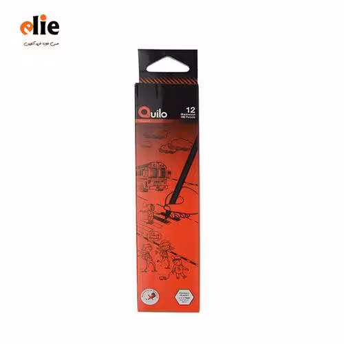 مداد مشکی کوییلو بسته 12 عددی