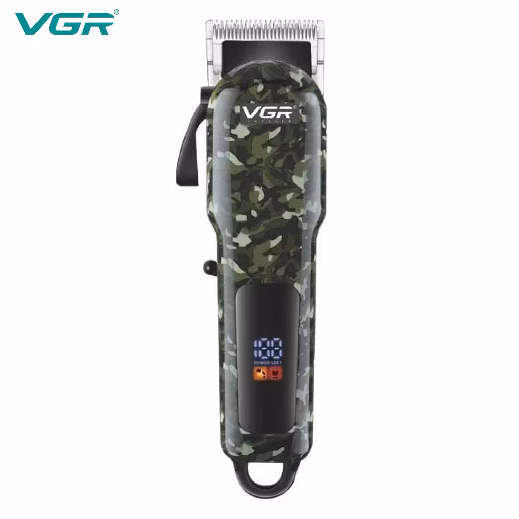 ماشین اصلاح وی جی آر V-665 مشکی ضد آب
