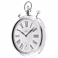 ساعت دیواری فلزی لوتوس مدل CARLA کد M-20501 رنگ SILVER